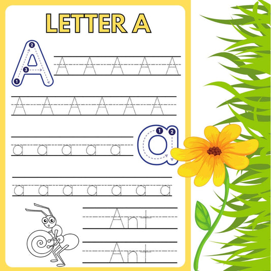 Alphabet Tracing Worksheets β A to Z Handwriting Practice for Kids - a to z - alphabet tracing - handwriting practice