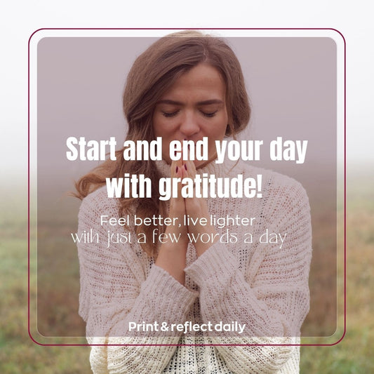 Grateful Mindset – 5 Printable Journals for Daily Positivity - Preview 1 - life skills