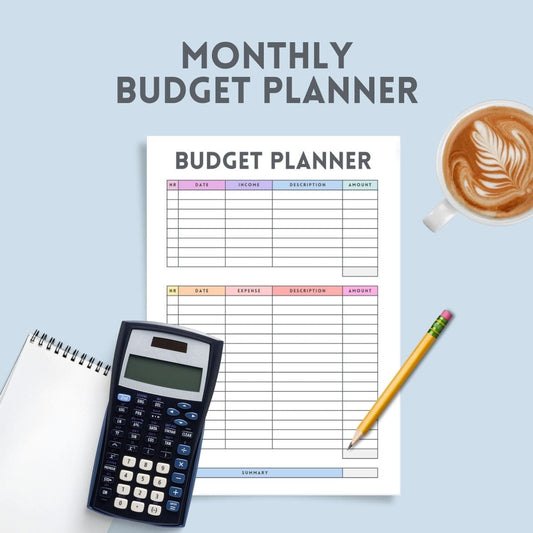 Smart Budget Kit – 7 Printable Planners to Track Your Money - Preview 1 - finance organizer