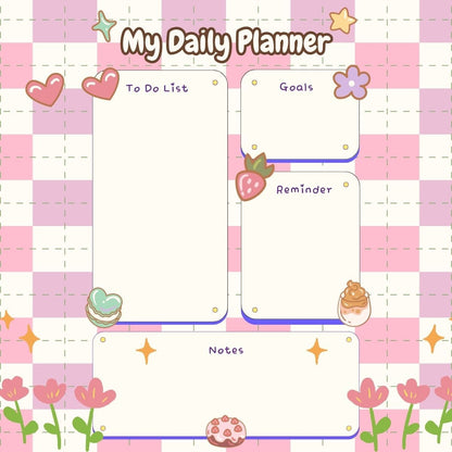 Smart Day Kit – 10 Printable Daily Planners - Preview 4 - organization